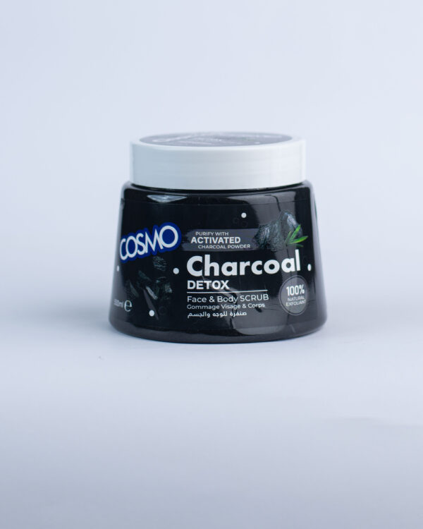 Cosmo Activated Charcoal Face & Body Scrub
